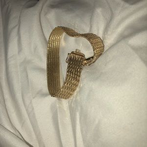 100% 14K Gold Braided Bracelet..Appraised at $2500